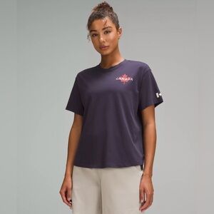 Team Canada Cotton Jersey Graphic T-Shirt Paris Olympics 2024 Size 14-16